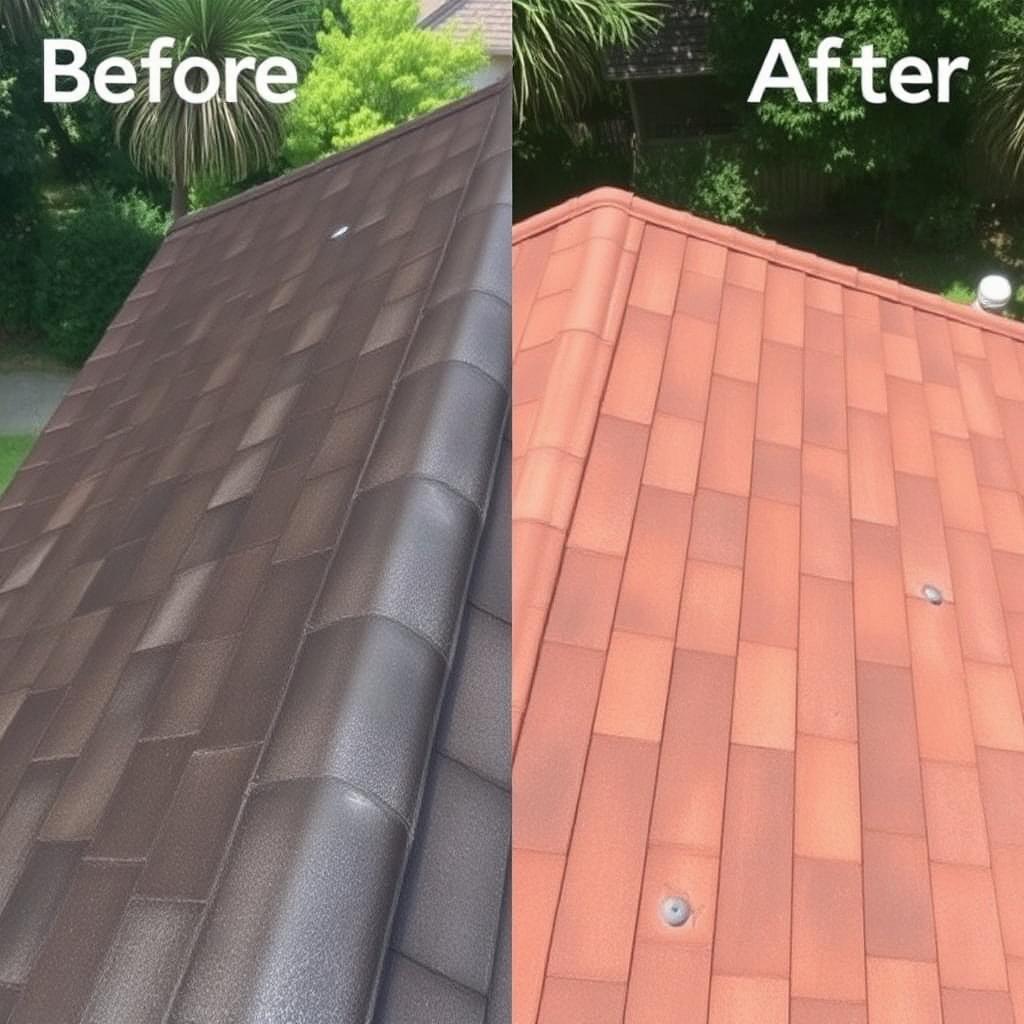 Roof Algae Removal
